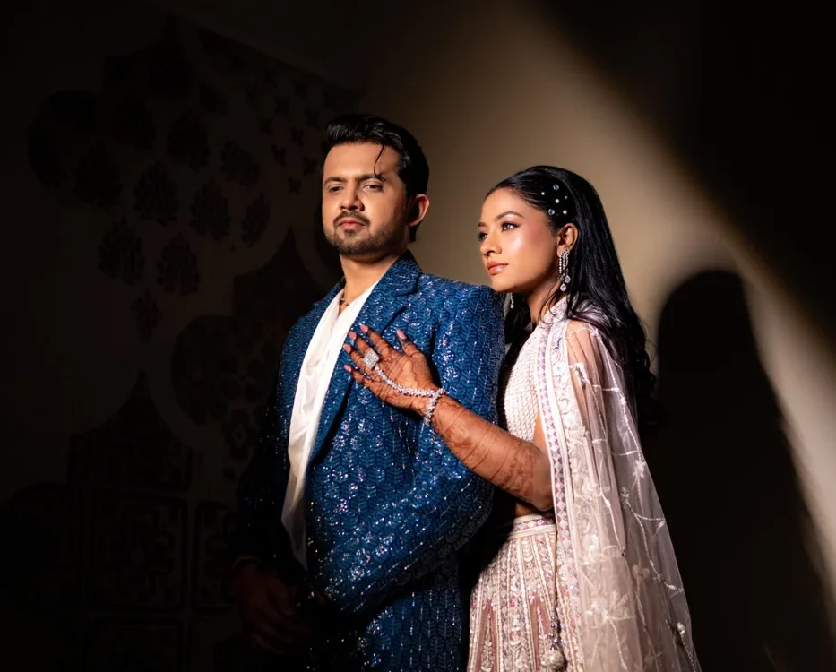 Couple in wedding attire, ready for their celebration - wedding photography preparation pays off